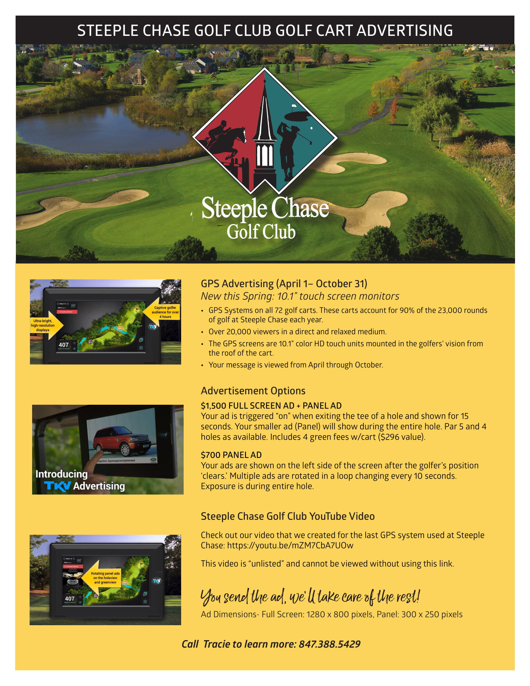 GPS Advertising - Steeple Chase Golf Club